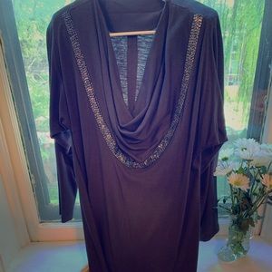 Cowl Neck Sweater Dress